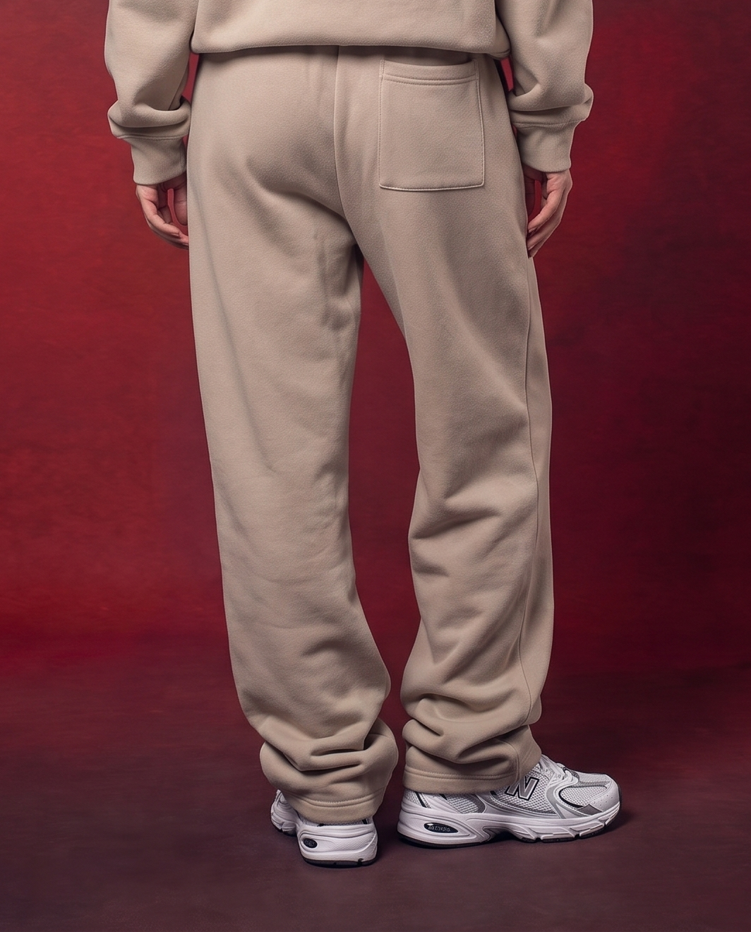 beige sweatpants