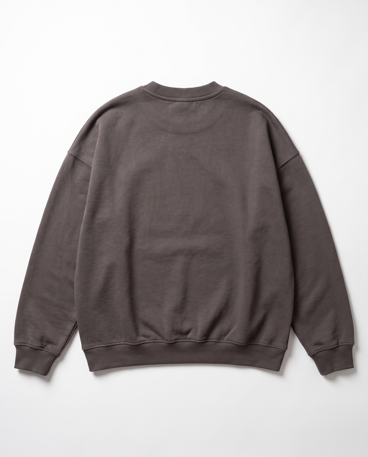 gray crew neck