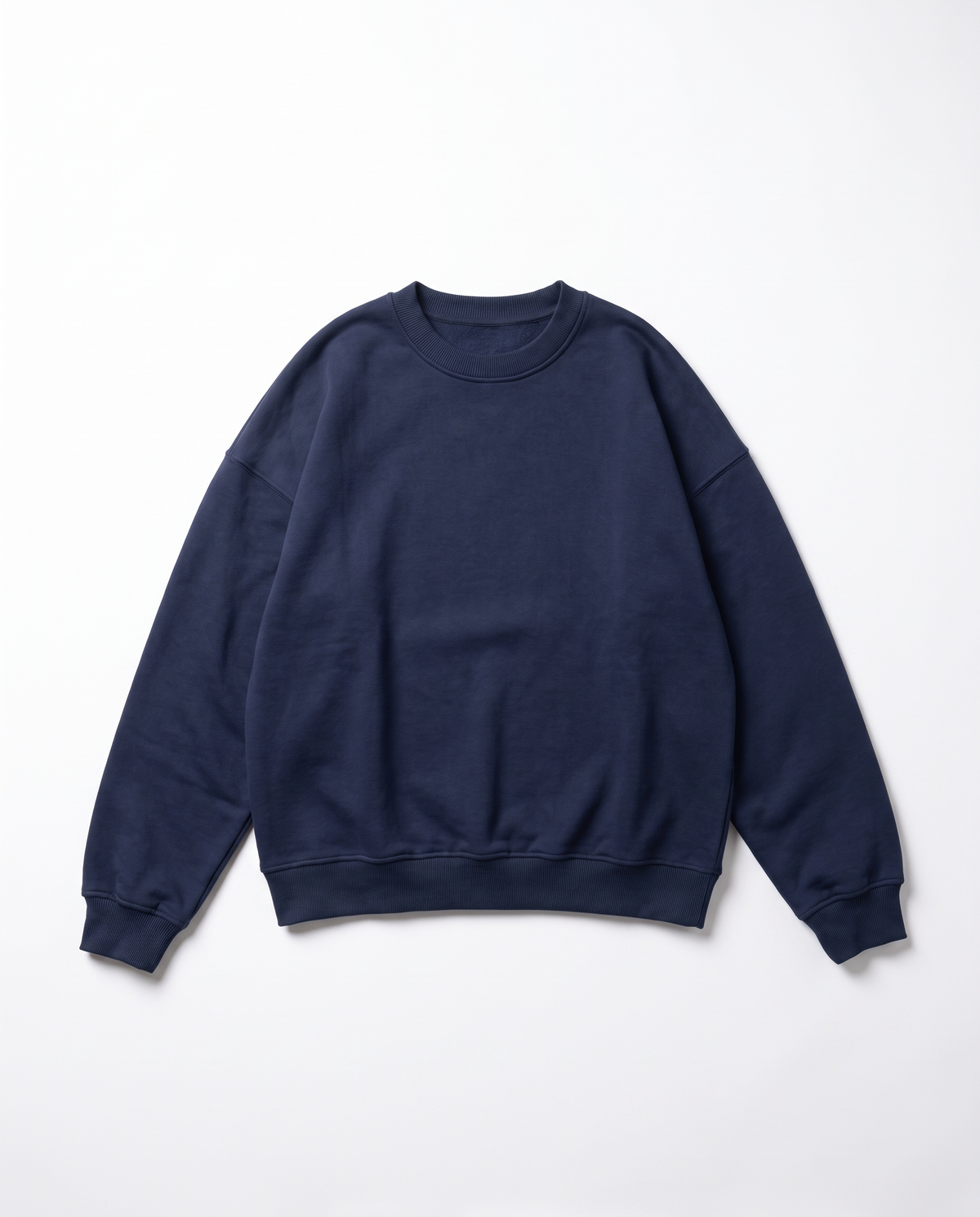 navy blue crew neck