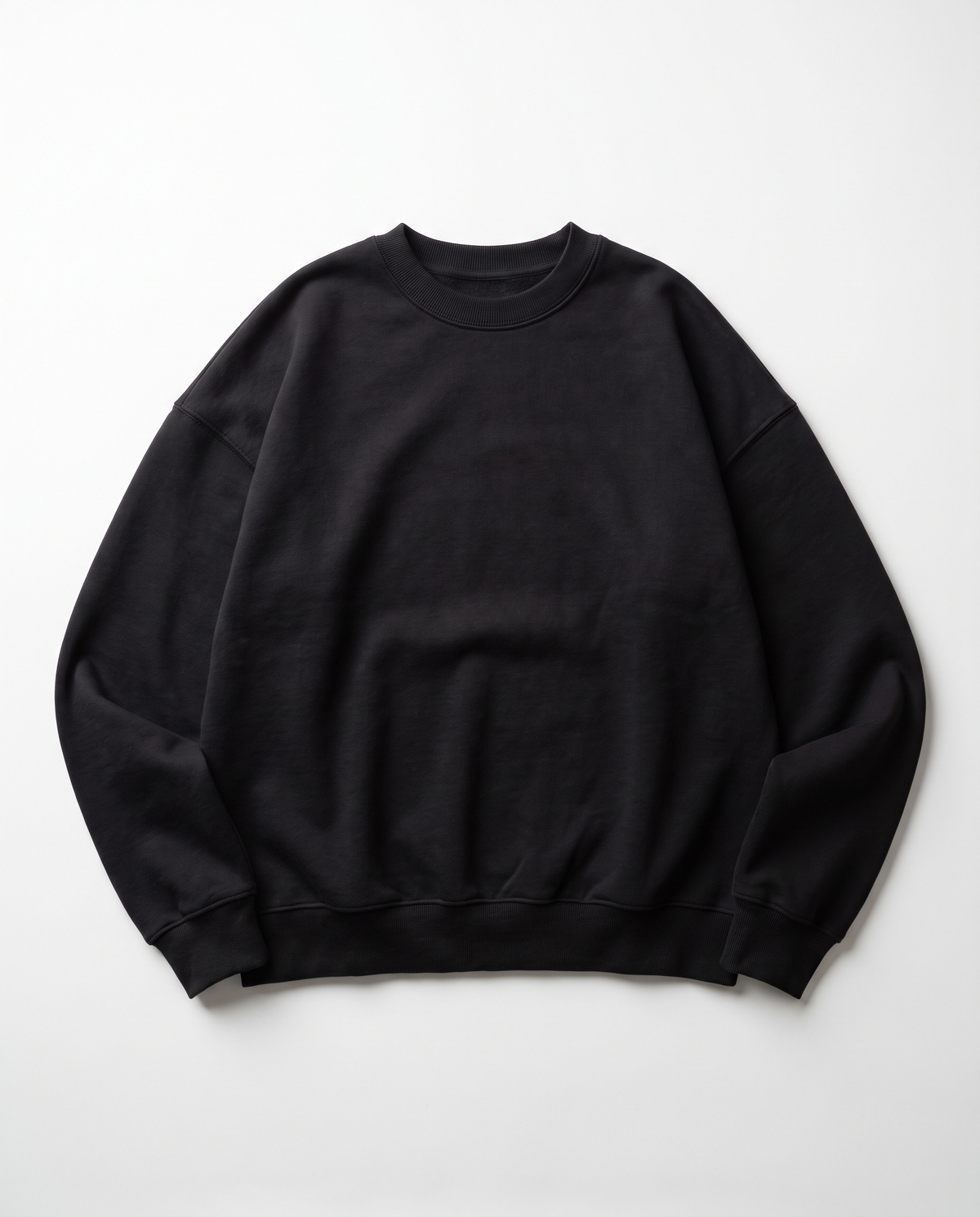 black crew neck