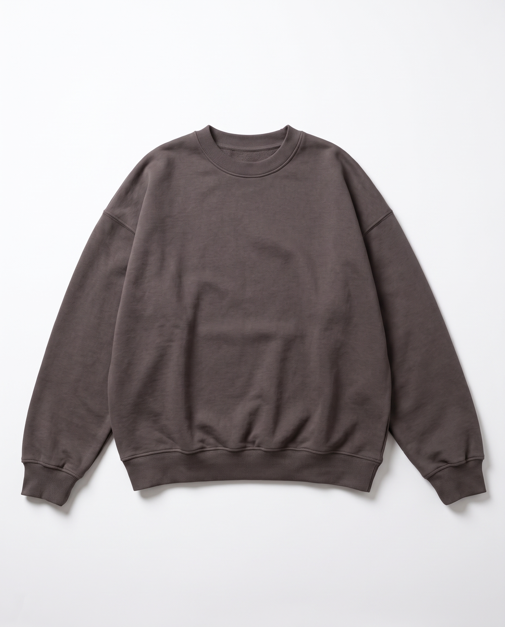 gray crew neck