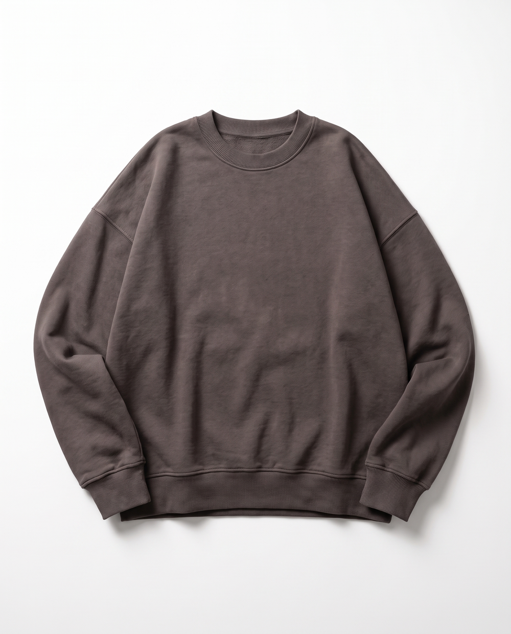 gray crew neck