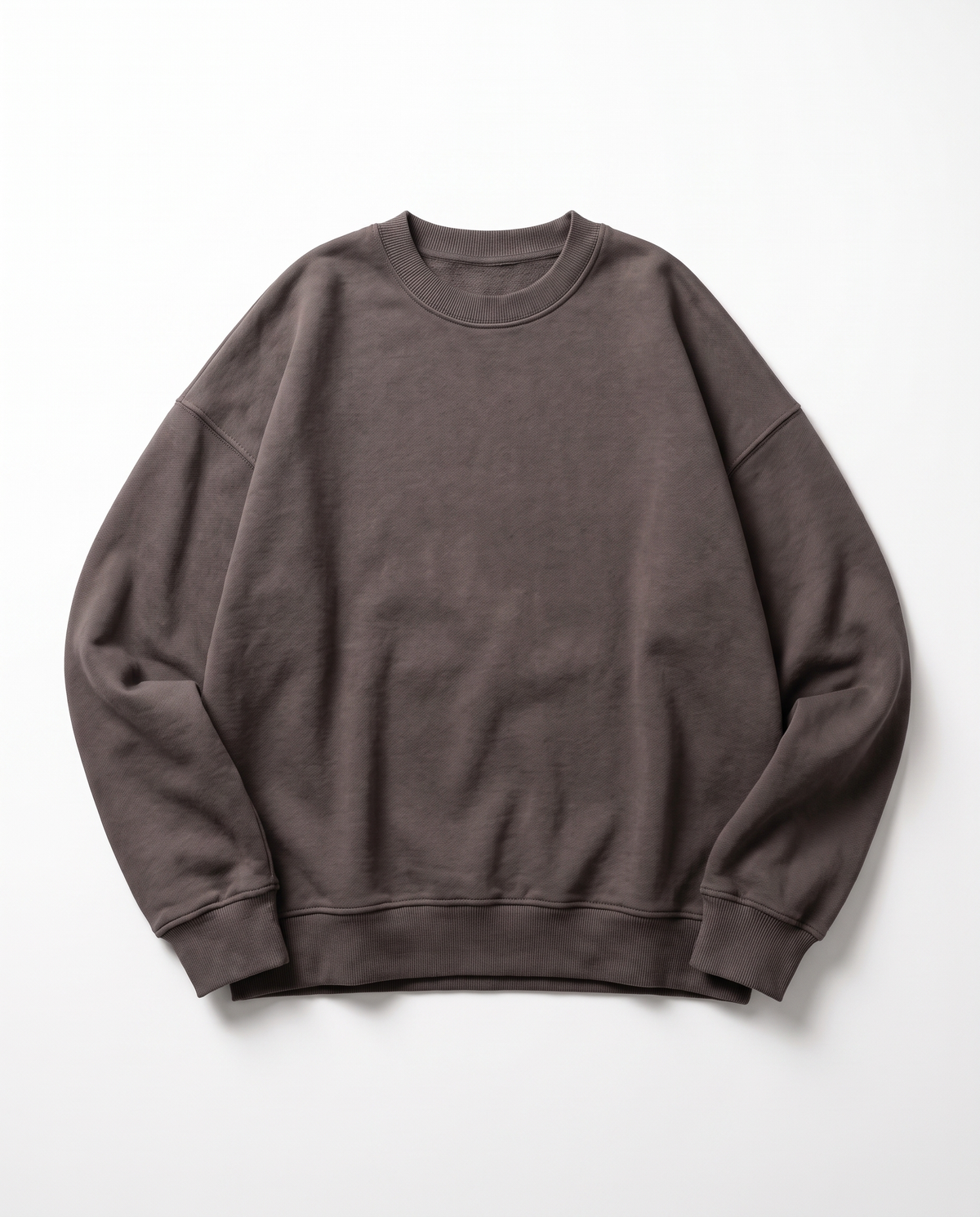 gray crew neck