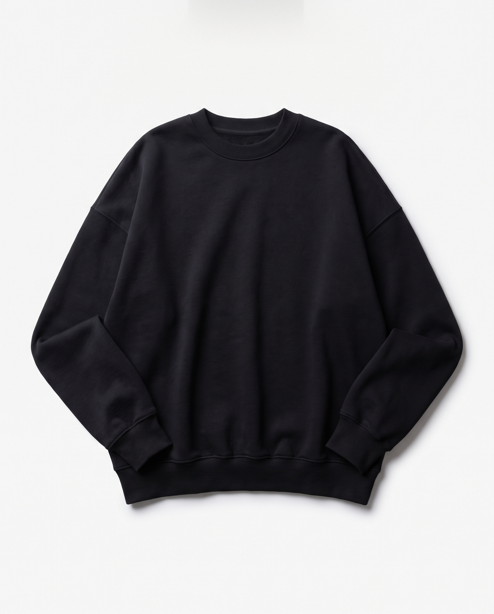 black crew neck