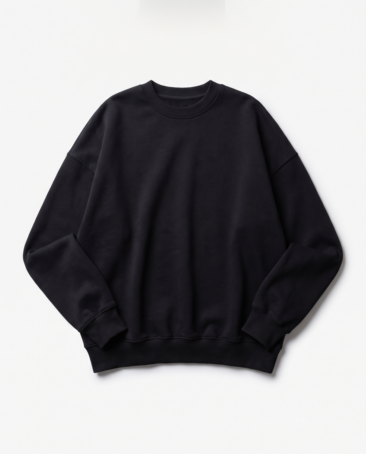 black crew neck
